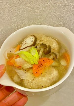 鶏団子スープ-レシピのメイン写真