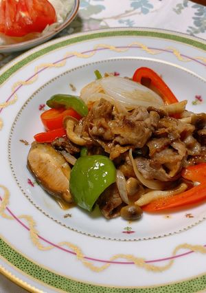 ★野菜たっぷり牛肉のオイスター炒め★-レシピのメイン写真