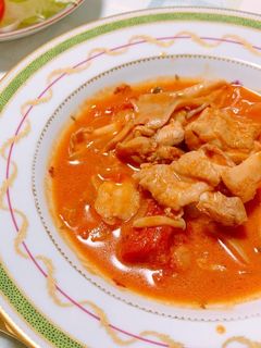 簡単★鶏のトマトクリーム煮★-レシピのメイン写真