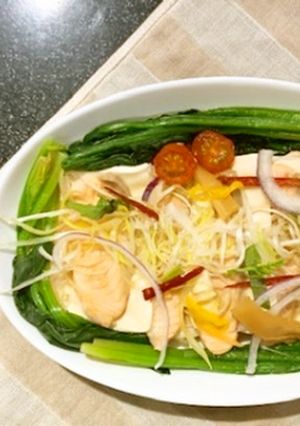 清蒸鮭魚豆腐-レシピのメイン写真