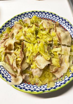豚バラキャベツ蒸し-レシピのメイン写真