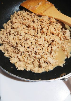 しっとり!めんつゆ鶏そぼろ-レシピのメイン写真