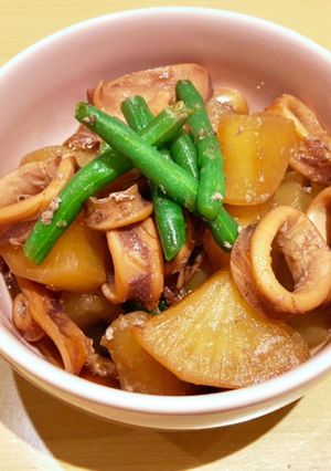 ホットクックでイカ大根-レシピのメイン写真