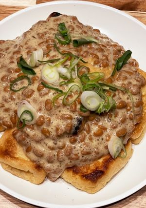白玉粉で！もちきん納豆-レシピのメイン写真