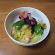 タコと春キャベツのペペロンチーノ