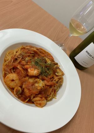 真夜中のパスタ-レシピのメイン写真
