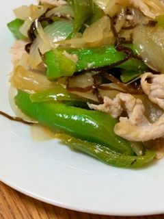 豚肉の塩昆布炒め-レシピのメイン写真