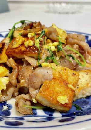 白だしで作る豆腐チャンプルー-レシピのメイン写真