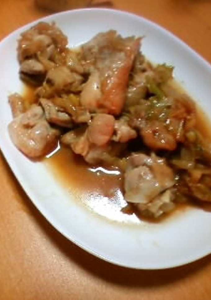 鶏肉とネギのスタミナ甘辛炒め-レシピのメイン写真