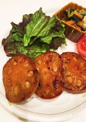 簡単★れんこんのはさみ焼き-レシピのメイン写真