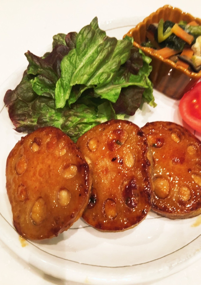 簡単★れんこんのはさみ焼き-レシピのメイン写真