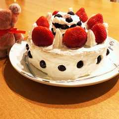 รูปของ くまちゃんとブルーベリーケーキ