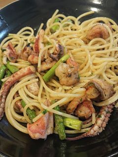イカとエビの海鮮オイルパスタ-レシピのメイン写真