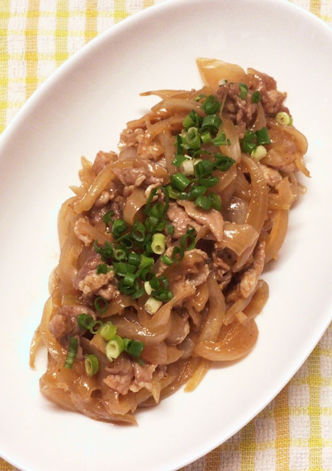 玉ねぎと豚肉炒め　ポン酢＆焼肉のタレ-レシピのメイン写真