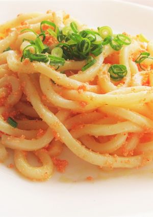 〖 レンチン簡単！明太子マヨうどん 〗-レシピのメイン写真