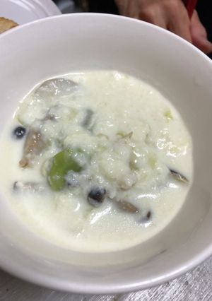 そら豆としめじのクリームスープ-レシピのメイン写真