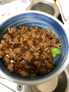 そら豆と茄子のそぼろ餡掛け-レシピのメイン写真