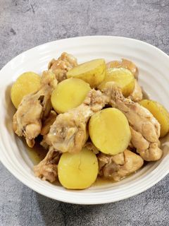 鶏手羽元と新じゃがの甘辛煮-レシピのメイン写真