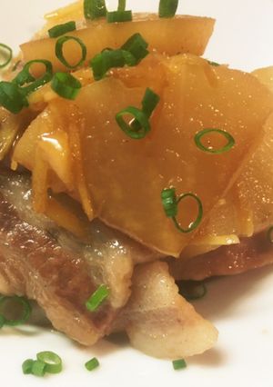 しみしみうまうま　豚バラと大根の炒め煮-レシピのメイン写真