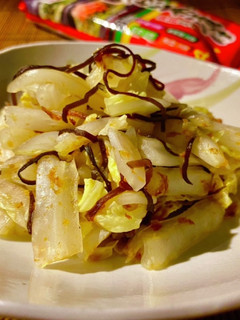 No3024白菜塩昆布鰹節和え-レシピのメイン写真