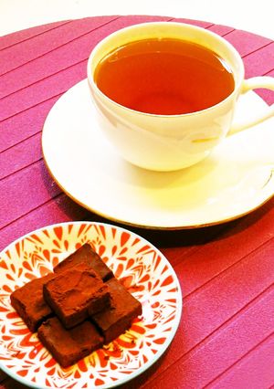 ☺バレンタインに♥簡単♪紅茶の生チョコ☺-レシピのメイン写真
