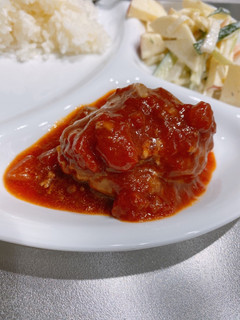 簡単煮込みハンバーグ-レシピのメイン写真