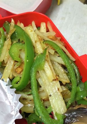 細切りじゃがいもとピーマンの炒め物-レシピのメイン写真
