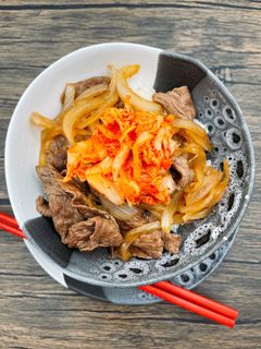 簡単☆キムチ牛丼-レシピのメイン写真