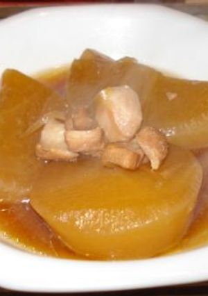 大根で煮物♪-レシピのメイン写真