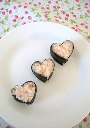 お弁当に❤ハートのり巻き❤-レシピのメイン写真