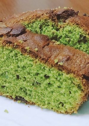 ふわぁふわぁ!抹茶のかすてらケーキ-レシピのメイン写真