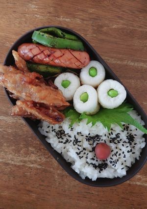 JK☆ゴボウの甘辛煮弁当♪-レシピのメイン写真