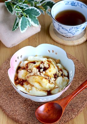 レンジで簡単！ヘルシーお豆腐みるくもち-レシピのメイン写真