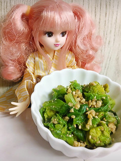 リカちゃん♡ふきのとうナッツ和え-レシピのメイン写真