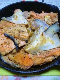 イシスキで銀鮭のアラの焼き鮭Ver.4-レシピのメイン写真