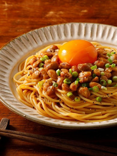 絶品、とろっと卵の納豆まぜ麺-レシピのメイン写真
