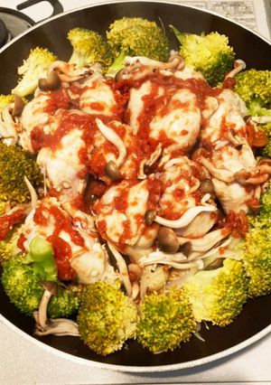 ほっとくだけの楽ちん！手羽元トマト煮込み-レシピのメイン写真