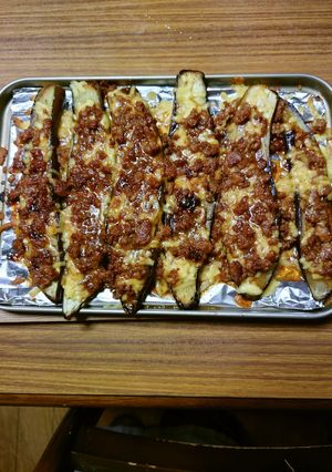 ヨウサマの減塩肉味噌中華風茄子焼き-レシピのメイン写真