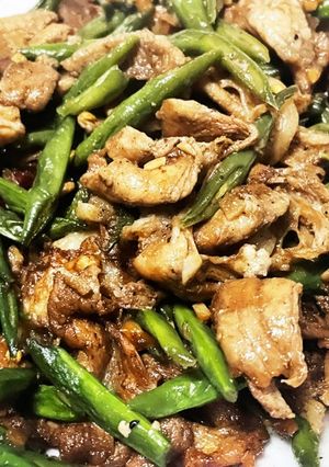 広東　サヤインゲン炒め　钵仔四季豆-レシピのメイン写真