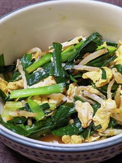 にらともやしと玉子の香味炒め-レシピのメイン写真