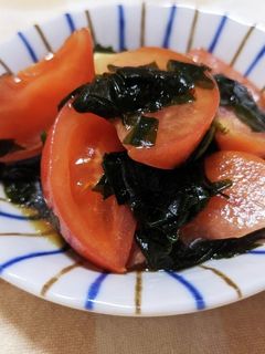 トマトとわかめの中華サラダ-レシピのメイン写真