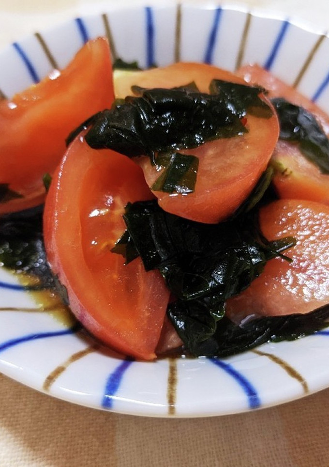トマトとわかめの中華サラダ-レシピのメイン写真