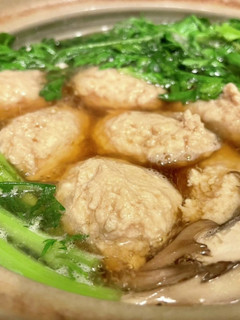 春菊と鶏団子のスープ-レシピのメイン写真