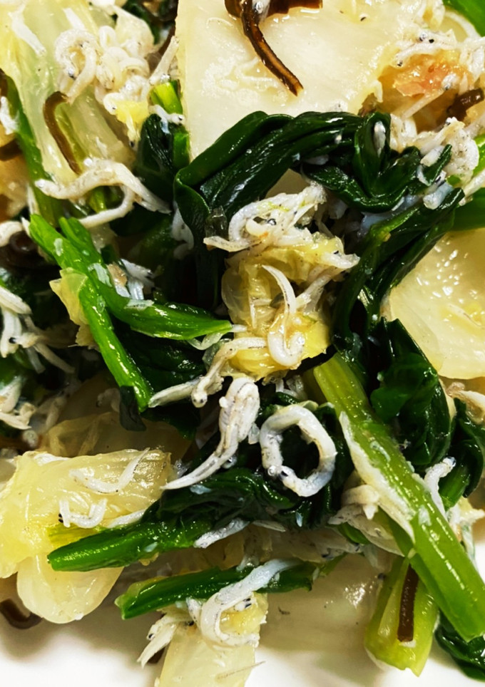 ほうれん草と白菜のしらす和え-レシピのメイン写真