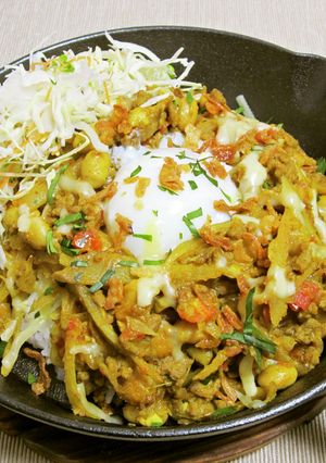 大豆と牛蒡のキーマカレー-レシピのメイン写真