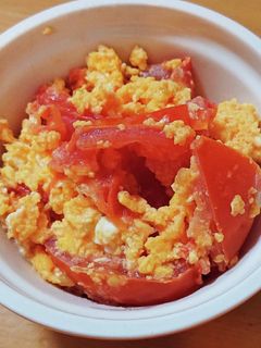 たまごとトマトの炒め物-レシピのメイン写真
