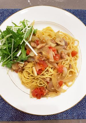 ツナと野菜のフレッシュパスタ-レシピのメイン写真