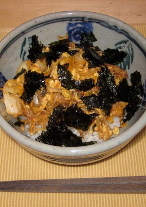 簡単♪自慢のまろやか豚キムチ丼-レシピのメイン写真