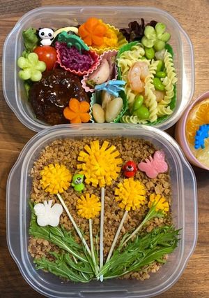 遠足弁当(たんぽぽ弁当】-レシピのメイン写真