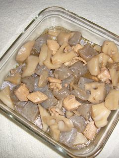 れんこんと蒟蒻の炒め煮-レシピのメイン写真